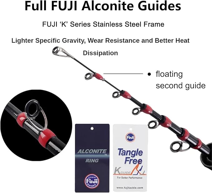 PURELURE Telescopic Fishing Rod Ultralight or Light, Carbon Fiber Rod Spinning
