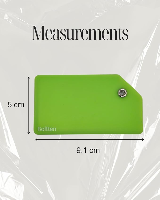 5 Pack Silicone Luggage Tag
