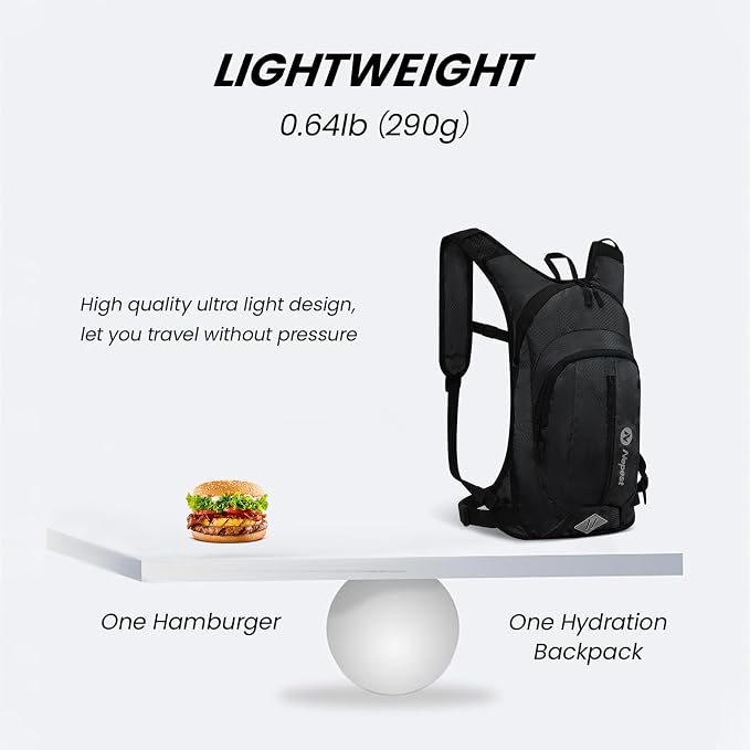 Nepest Hydration Pack Backpack for Women & Men, Lightweight Water Backpack