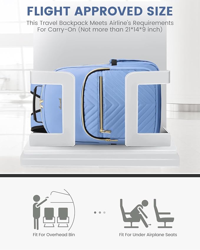 LOVEVOOK Laptop Backpack Purse for Women, Work Business Travel Computer Bags