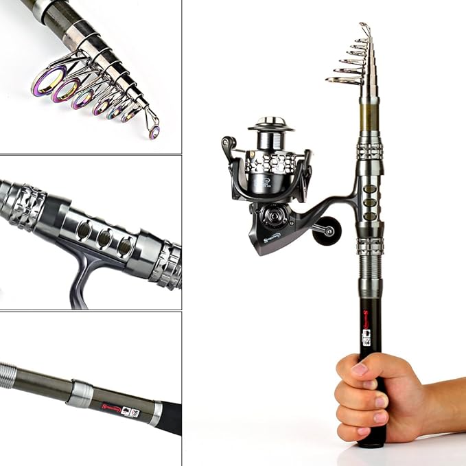 Sougayilang Fishing Rod Reel Combo