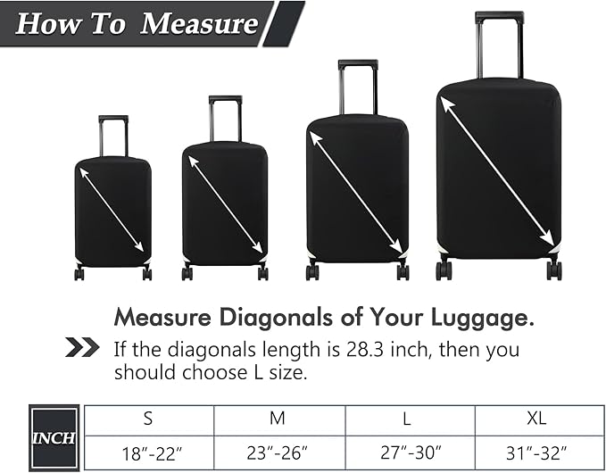 HYPER VENTURE Washable Luggage Cover