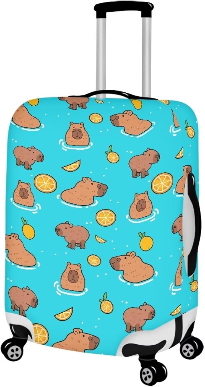 Capybara Suitcase Cover Elastic Luggage Covers