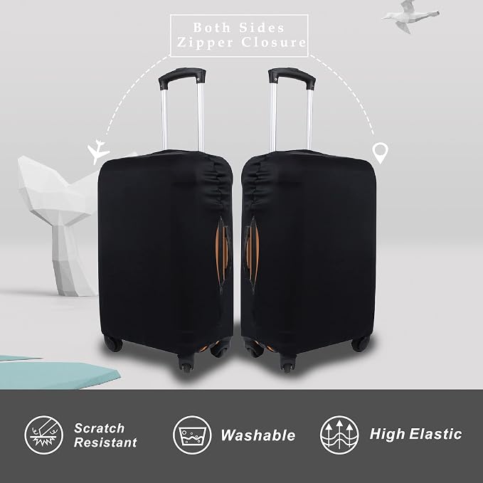 Explore Land Travel Luggage Cover Suitcase Protector Fits 23-26 Inch Case