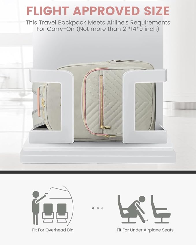 LOVEVOOK Laptop Backpack Purse for Women, Work Travel Computer Bags, College