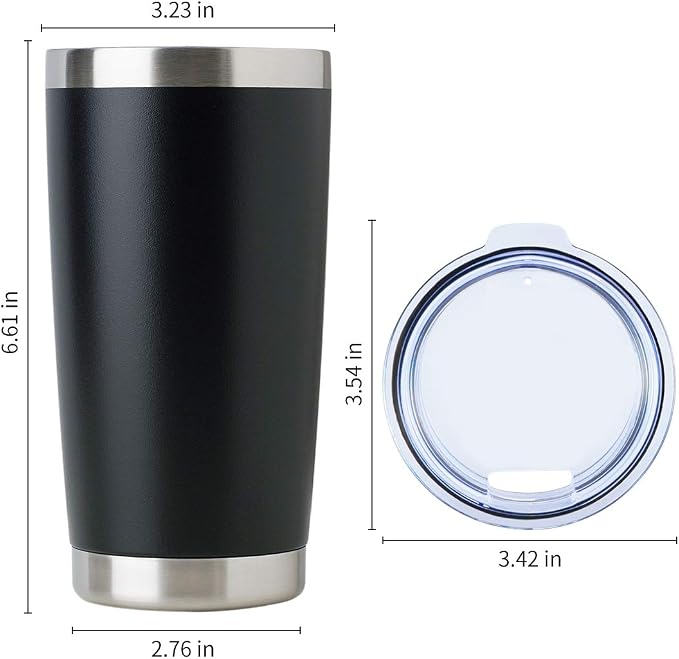 DOMICARE 20oz Stainless Steel Tumbler Bulk
