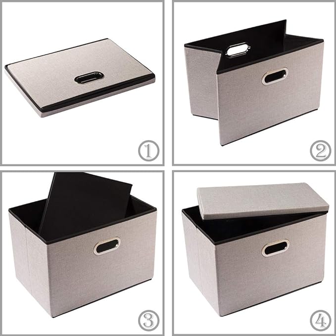 PRANDOM Large Foldable Storage Bin