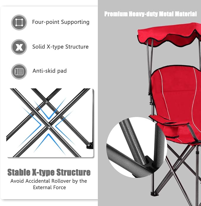S AFSTAR Safstar Folding Camping Chair