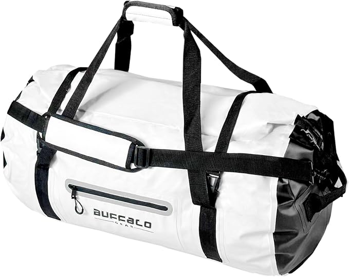 Buffalo Gear Waterproof Duffle Bag 40L 60L 80L Roll-top Dry Bag Heavy Duty