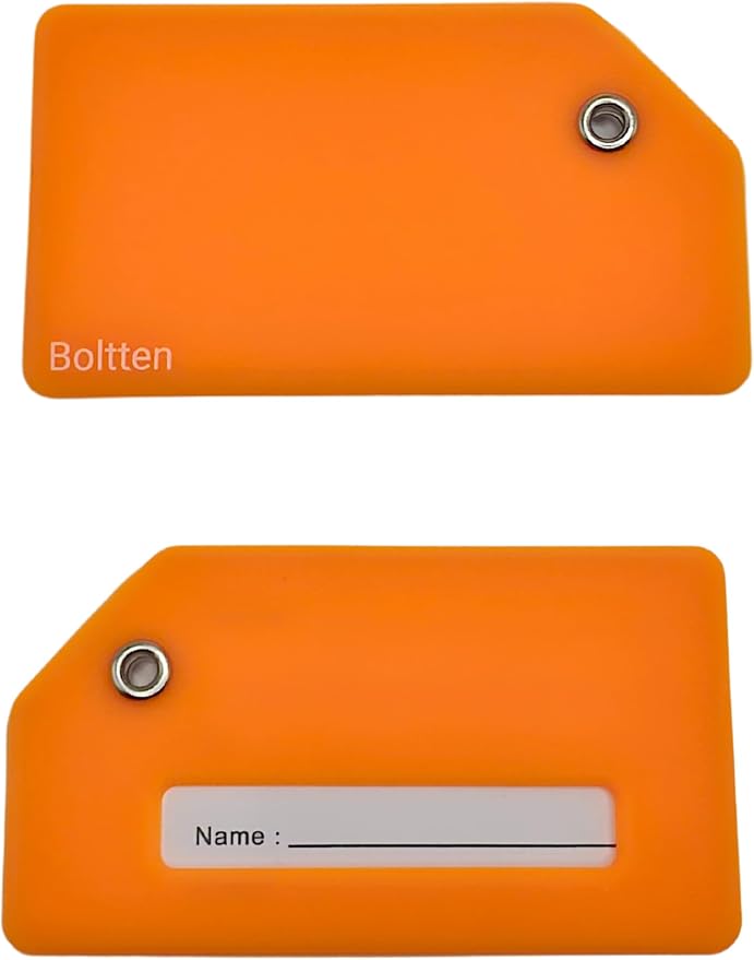 5 Pack Silicone Luggage Tag