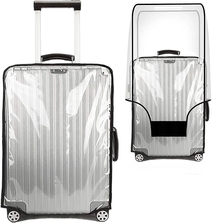 Suitcase Cover for 28" Luggage TSA Approved Clear PVC Thickened Protective