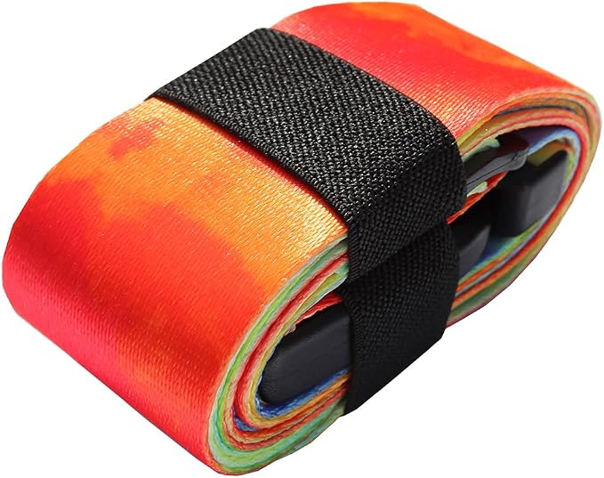Luggage Straps for Suitcases TSA Approved-2 Pack Bright Personalized Luggage