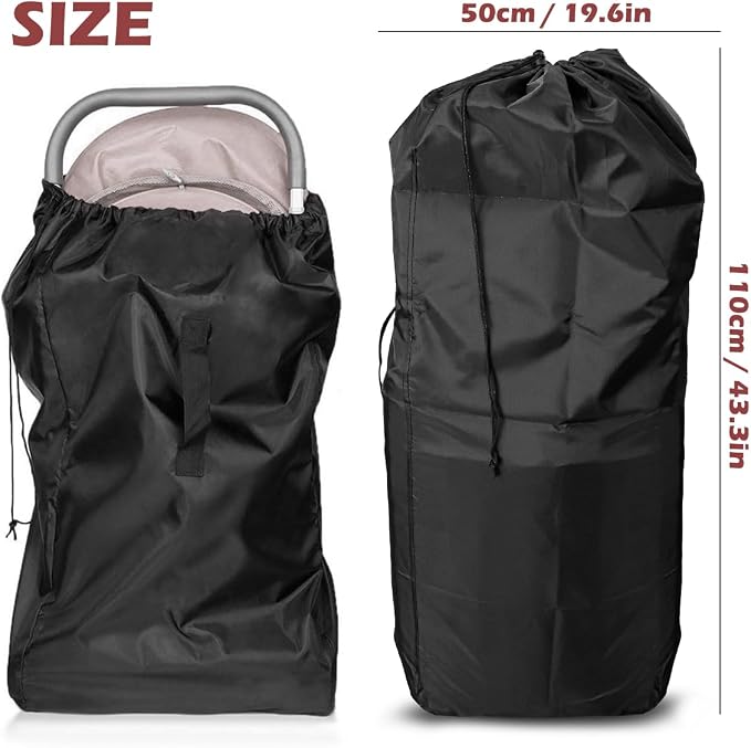 DOERDO Stroller Transport Bags, Large Foldable Carrying Storage Bag