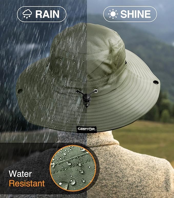 GearTOP Safari Sun Hat for Men and Sun Hats for Women UV Protection UPF 50+