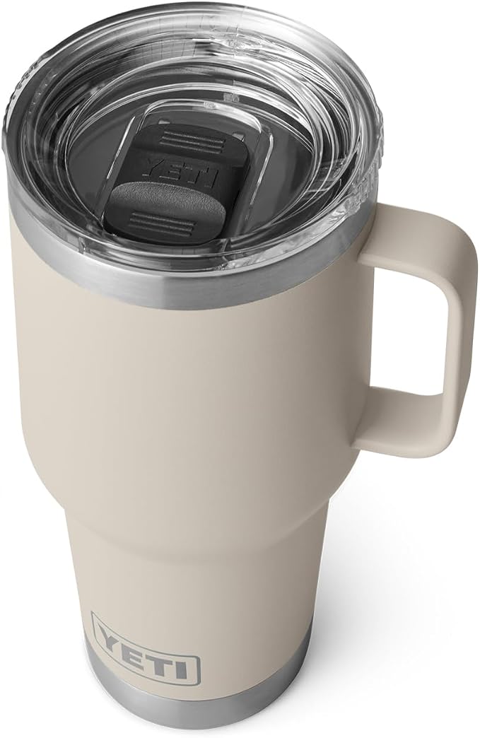 YETI Rambler 30 oz Travel Mug, Stainless Steel, Vacuum Insulated