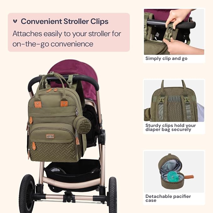 BabbleRoo Diaper Bag Backpack