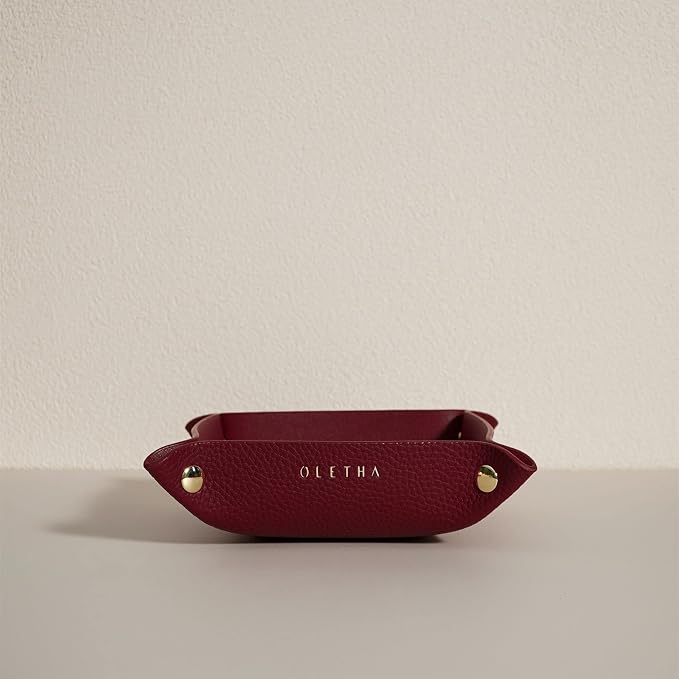 OLETHA Small Foldable Valet Tray