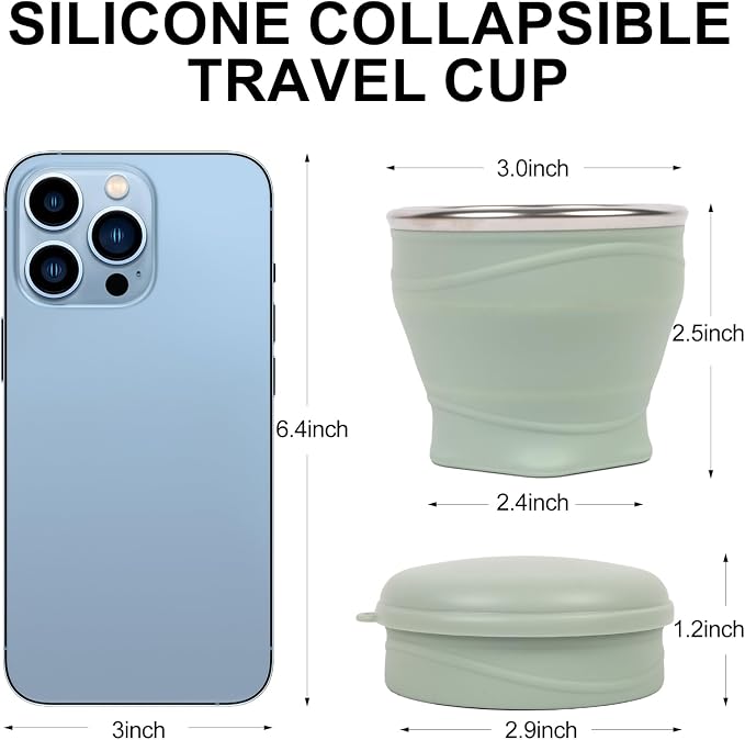 Collapsible Water Cup 6oz/180ml