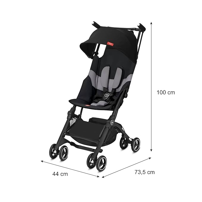 gb Pockit+ All-Terrain, Ultra Compact Lightweight Travel Stroller