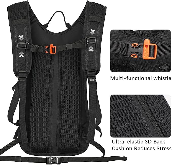 LARIPOP Hydration Backpack, 18L Hiking Backpack