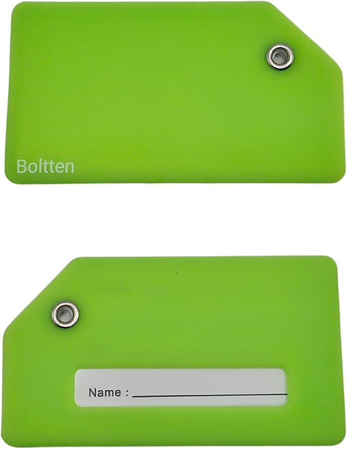 5 Pack Silicone Luggage Tag