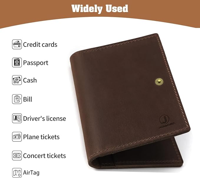 Jack&Chris Genuine Leather Passport Holder
