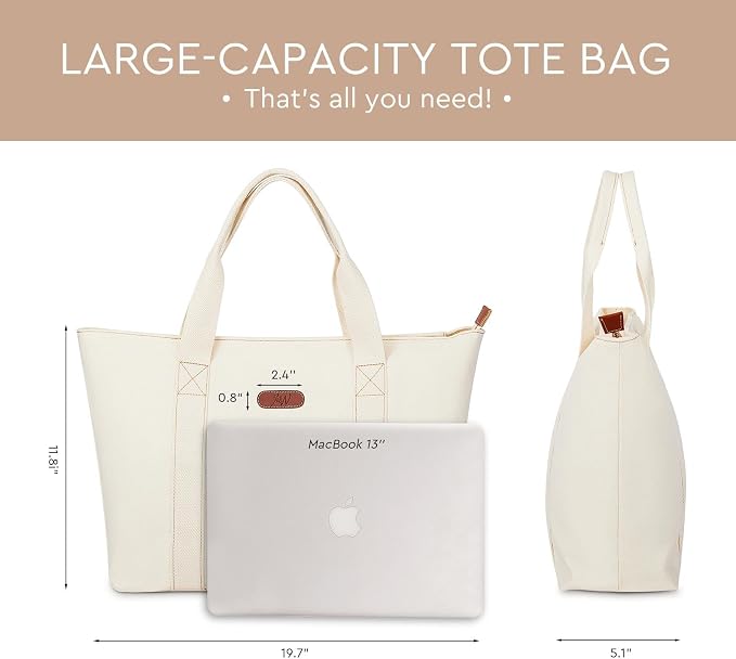 AW BRIDAL Monogram Canvas Tote Bag