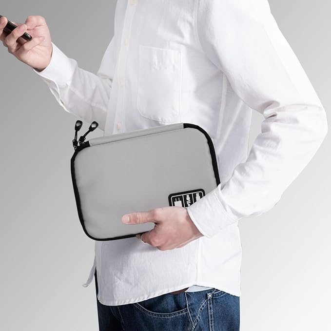 Electronics Organizer Travel Case, Electronic Accessories Storage Bag, Portable