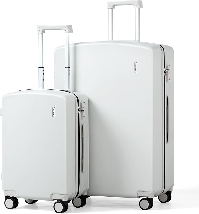 Hanke Hard Shell Luggage Sets 2 Pieces, Carry On and Checked Luggage Sets