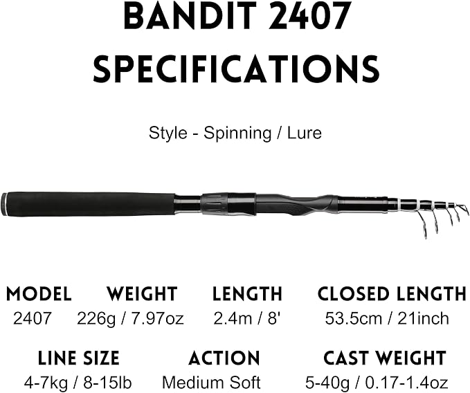 Whistytwig Telescopic Fishing Rod