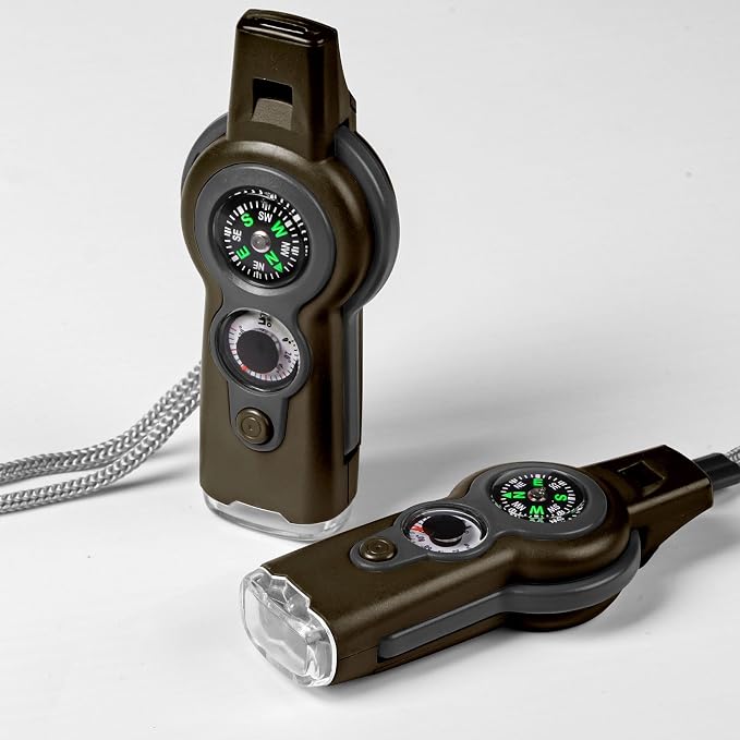 Emergency Survival Function Whistle, Outdoor Multifunctional Tool Safety Whistle