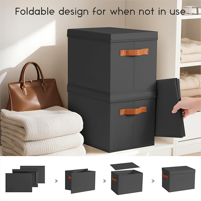 Storage Bins with Lids