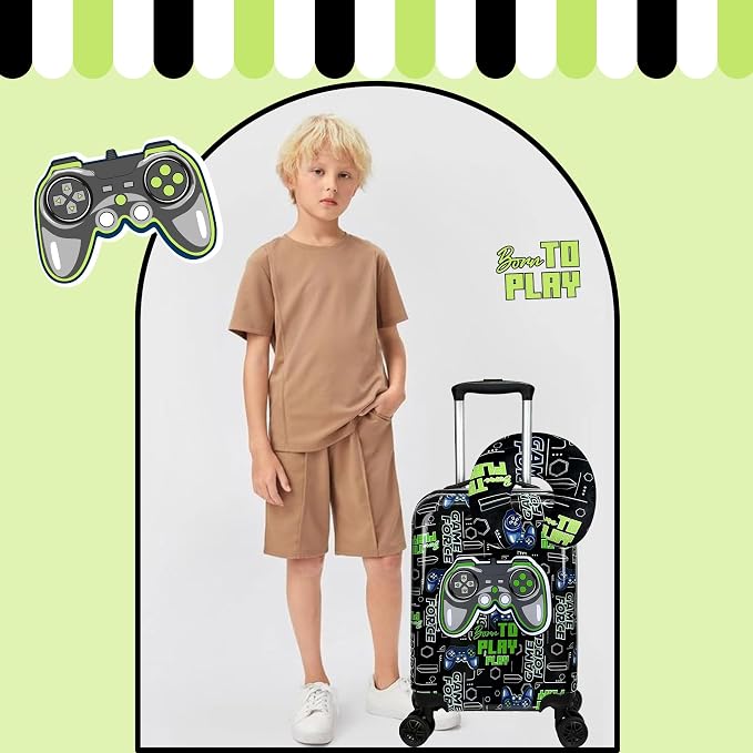Kid’s Luggage Set 5 Piece Suitcase Set 16’’ Hardside Luggage
