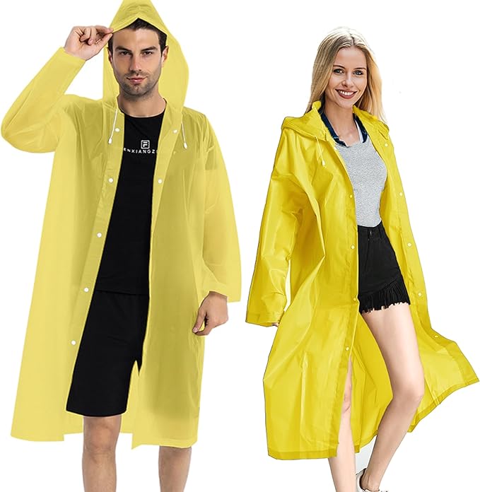 Rain Coats - Reusable EVA Rain Ponchos