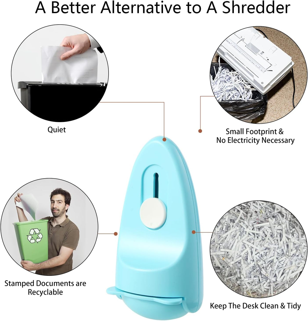 Identity Theft Protection Security Roller Stamp 4PCs- Guard Your ID Blackout With Built-in Cutter, Flip Cover, Ink Refilled Design, Confidential Privacy Safeguard Wide for Document, Mail (WH/PK/BU/PU)