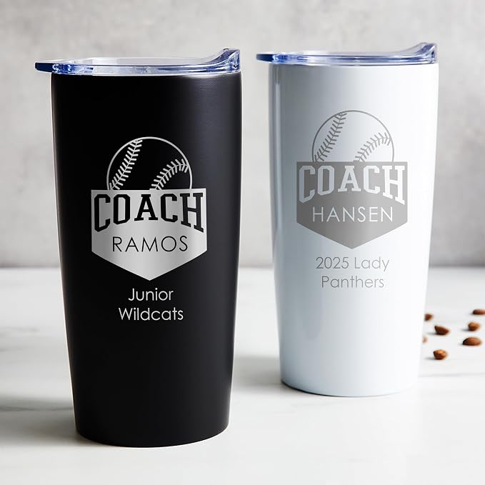 Lifetime Creations Custom Baseball Coach Tumbler
