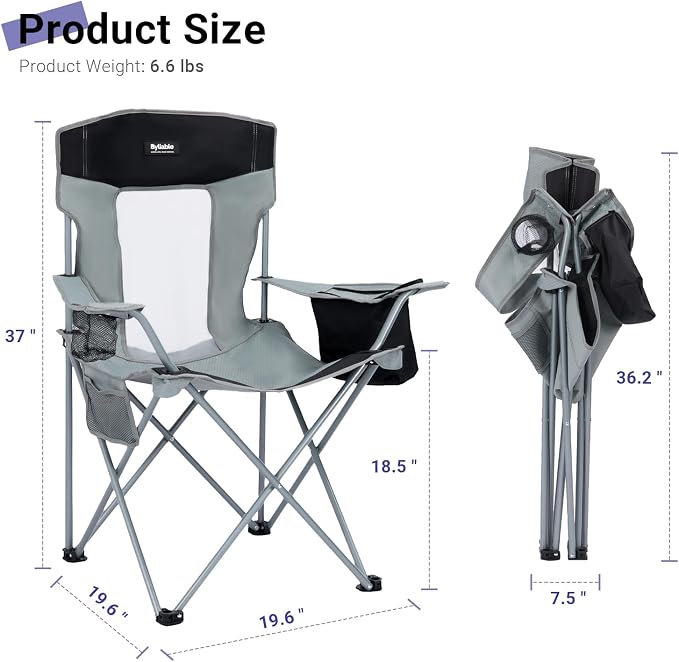 Camping Folding Chair Outdoor Lawn Portable Lightweight Camp Folding Chairs