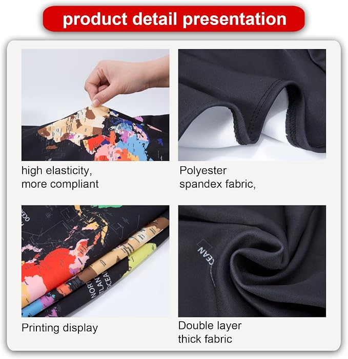 MosaiRudo Thicker Luggage Cover Elastic Suitcase Cover Protector Fits 18-32