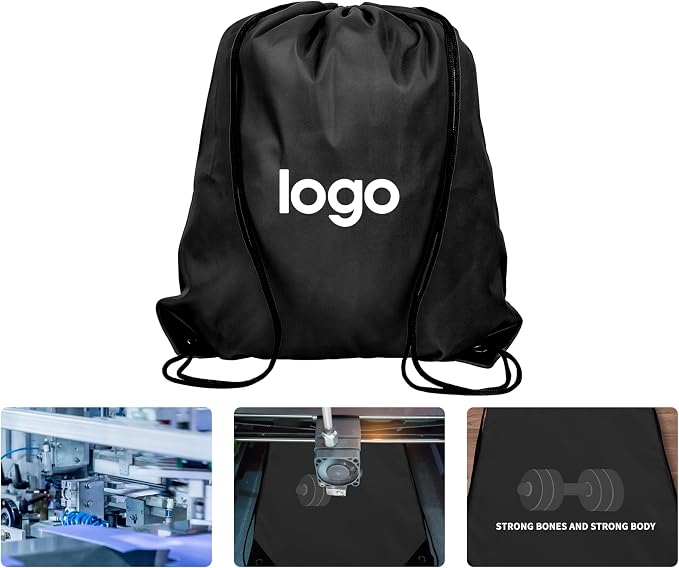 300 Pieces Drawstring Backpack Bags Sports Sackpack Bulk Cinch Gym Bag