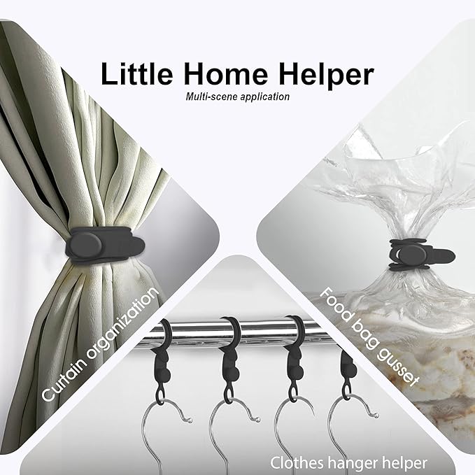Nearockle Silicone Cable Ties Cord Organizer