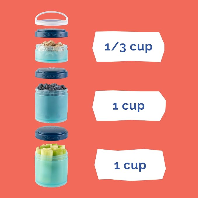 Whiskware Disney Princess Stackable Snack Containers