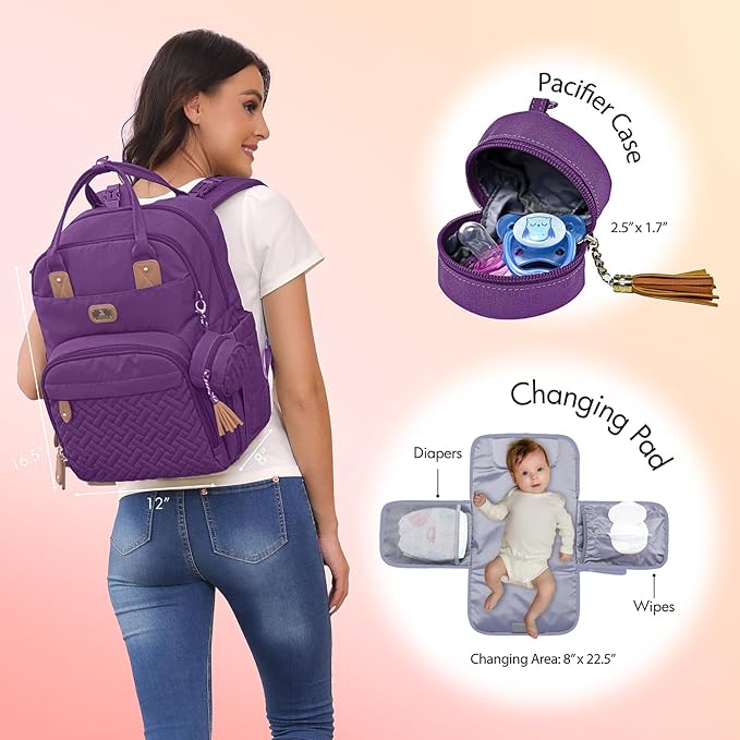Dikaslon Diaper Bag Backpack