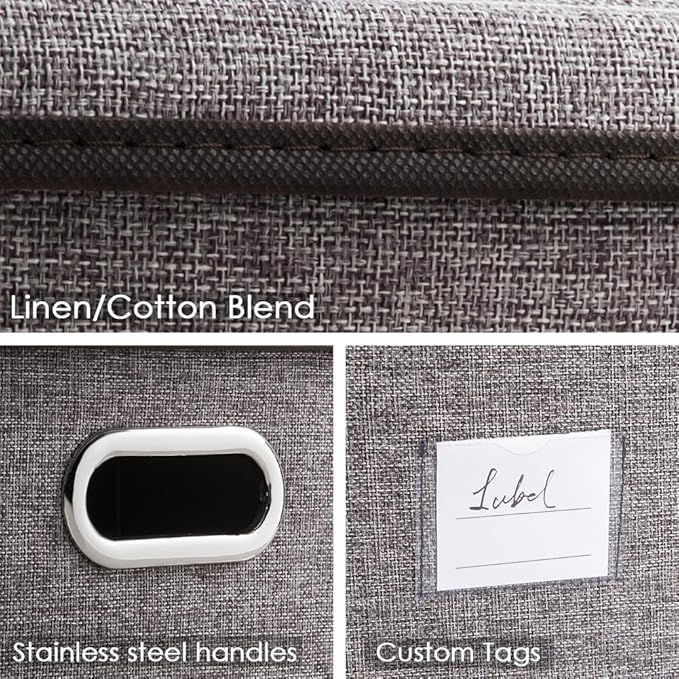 PRANDOM Large Foldable Storage Bin