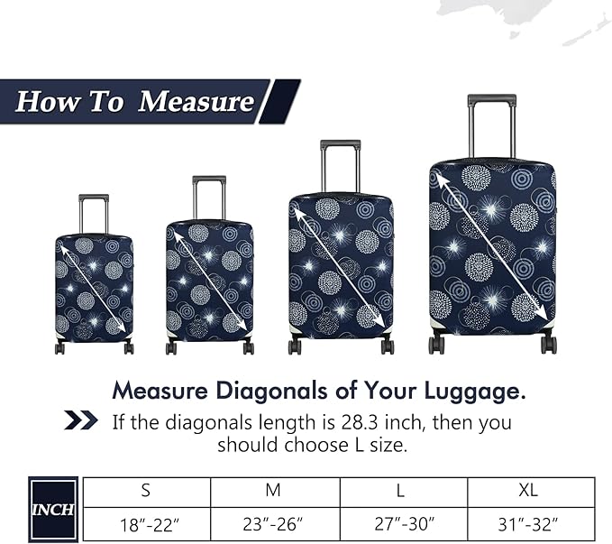 HYPER VENTURE Washable Luggage Cover