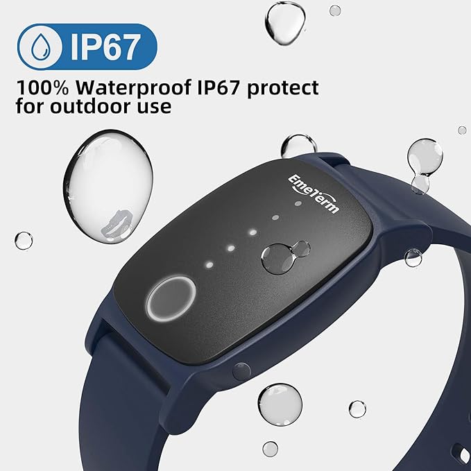 EmeTerm Explore FDA-Cleared Anti-Nausea Wristband IP67 Waterproof Morning