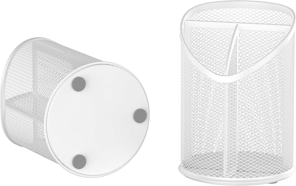 2 Pack Pen Holder Pen Organizer (White)