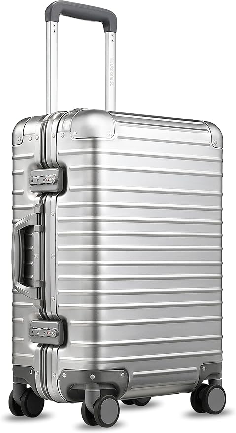 LUGGEX All Aluminum Carry On Luggage