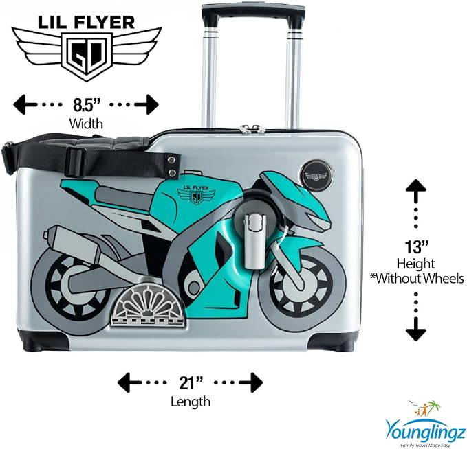 Younglingz LIL FLYER GO Version 2 Ride On Suitcase