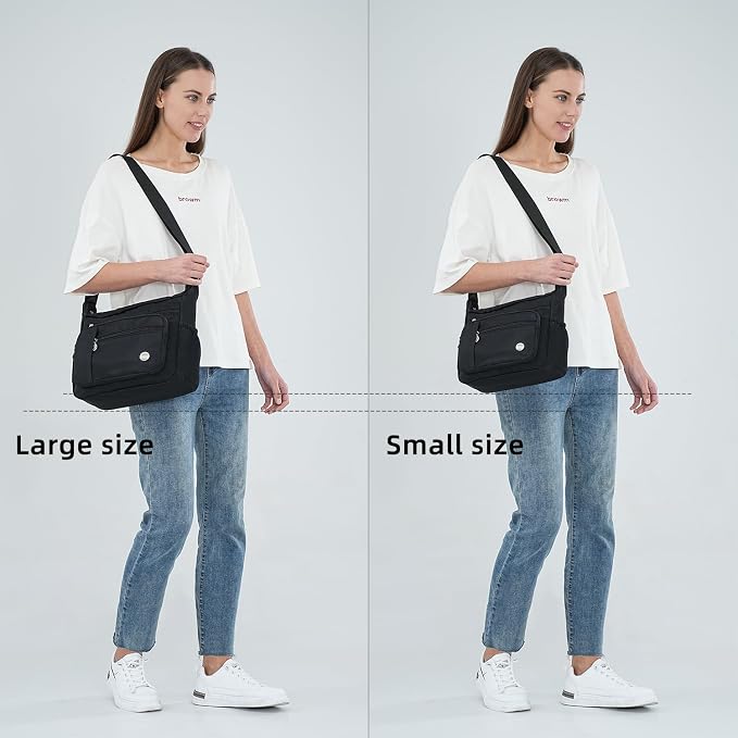 MINTEGRA Women Shoulder Handbag Roomy Multiple Pockets Bag Ladies Crossbody