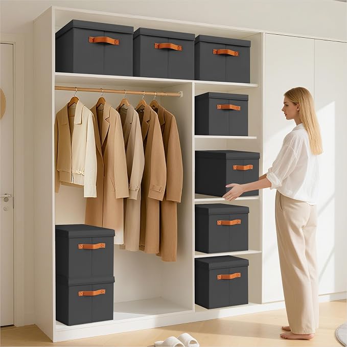 Storage Bins with Lids
